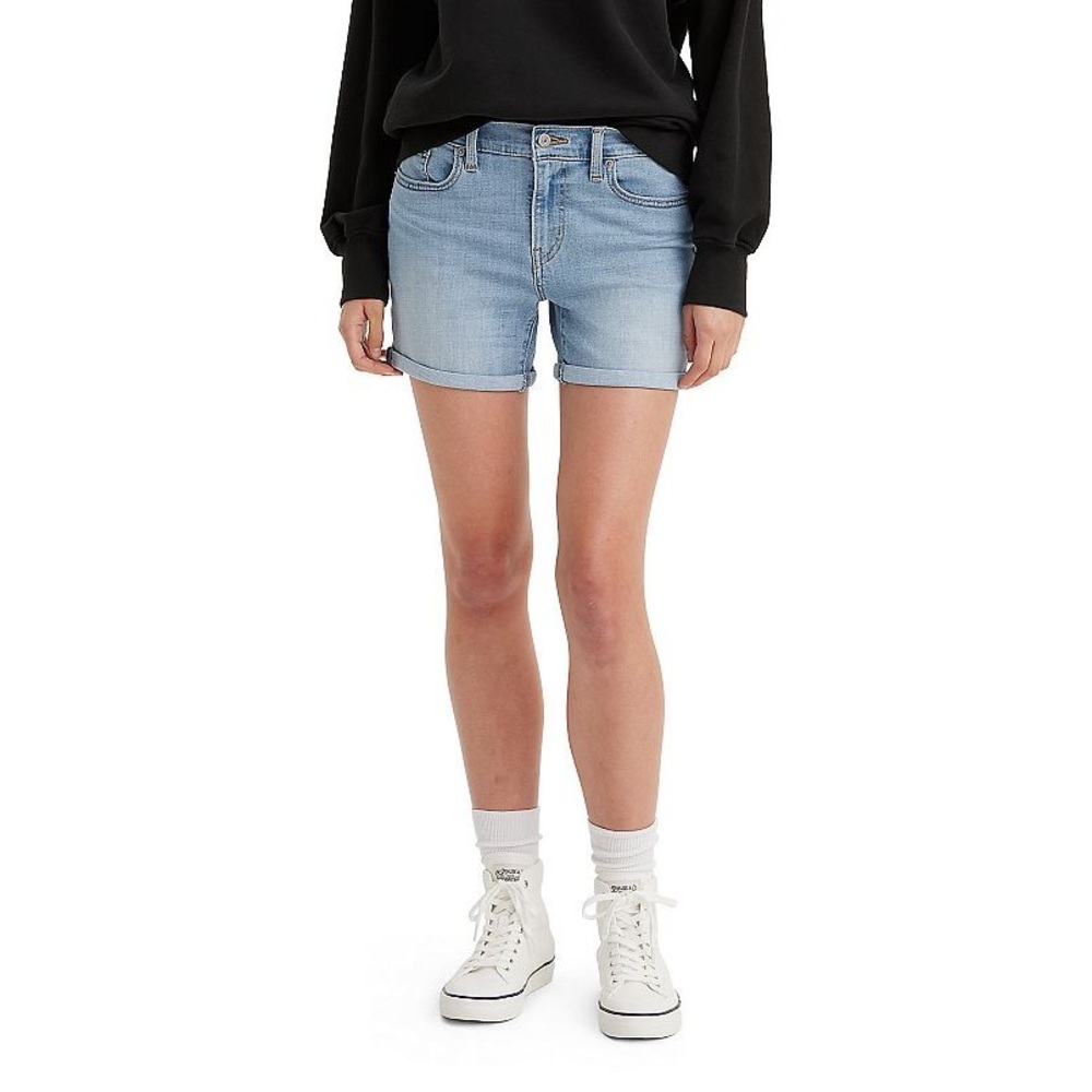 Levi's Light Blue Jean Shorts